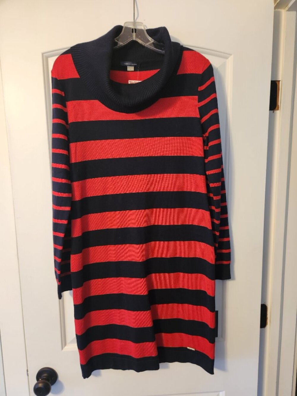 Tommy Hilfiger navy/red sweater dress